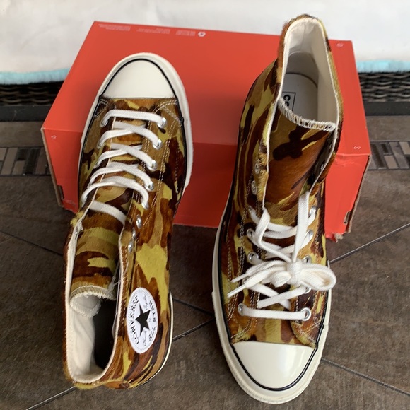 CONVERSE CHUCK 70 HI GREEN/BLACK/EGRET MEN’S - Picture 11 of 16